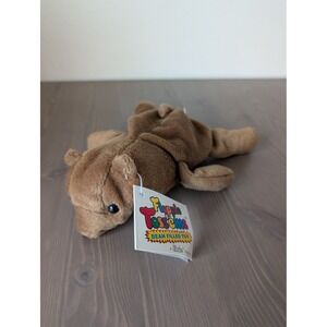 Floppie Toss'ems Boppy Bear Brown Bean Filled Plush Vintage 1996 CH1539 NWT Kids
